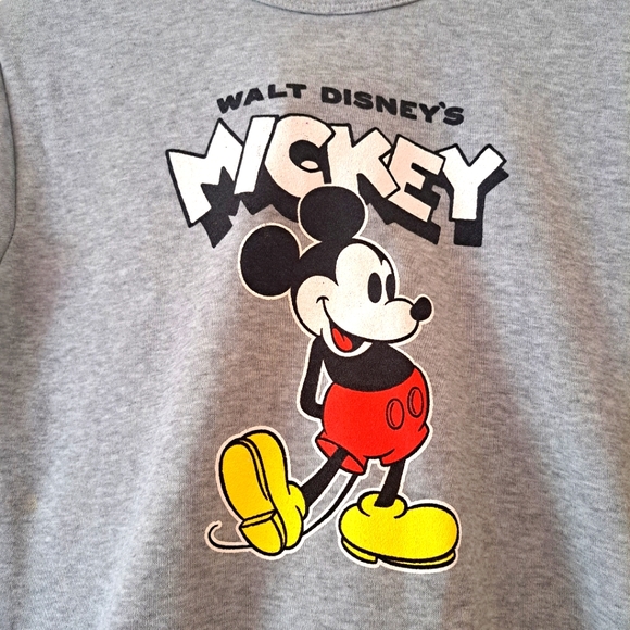 Boys Boohoo Grey Mickey Mouse jumper age 11-12 - Picture 2 of 4